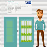 Burg Wächter Royal 534 Wertschutzschrank mit Schlüsselschloss SecuSafe