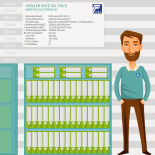 Müller Safe GA 130/2 Wertschutztresor Schlüsselschloss