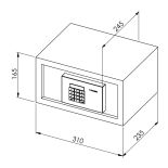 Dometic ProSafe Standard MD 310 Hotelzimmertresor