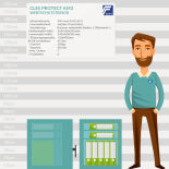 CLES protect AM3 Wertschutztresor mit Schlüsselschloss und Elektronikschloss T6530