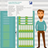 CLES protect AM10 Wertschutztresor mit Schlüsselschloss