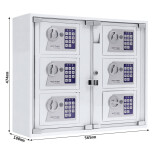 Rottner KeySystem 6  Outdoor Elektronik-Schlüsseltresor