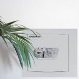 B-Ware Rottner Delta 40 Wandtresor mit Schlüsselschloss