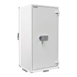 Rottner Diamant Fire PO 130 Brandschutztresor mit Schlüsselschloss