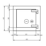 Bordogna ANDROMEDA 20 Wandtresor