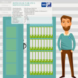 Sistec EUROGUARD-SE5-KB-173-1 Wertschutztresor mit Schlüsselschloss und Elektronikschloss CB90