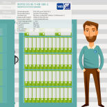 Sistec EUROGUARD-SE5-KB-180-2 Wertschutztresor mit Schlüsselschloss und Elektronikschloss CB90