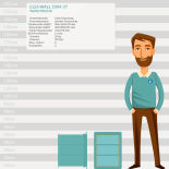 CLES wall 1004-37 Wandtresor mit mechanischer Zahlenkombination