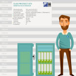 CLES protect AT5 Wertschutztresor mit Schlüsselschloss und Elektronikschloss TULOX