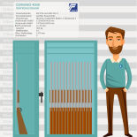 Format Corvino 4008 Waffenschrank mit Schlüsselschloss