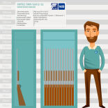 Sistec SWS160/2-12 Waffenschrank mit Elektronikschloss CB90