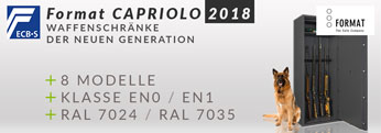 Neue Serie Waffenschränke: Format Capriolo 2018